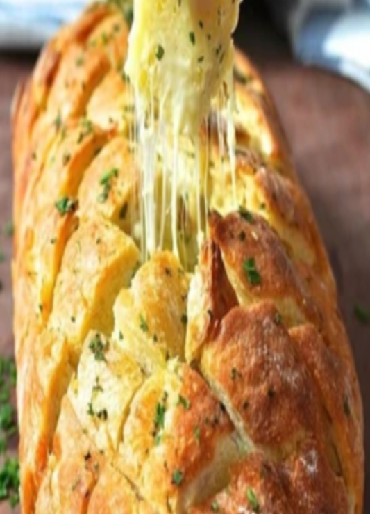 Sharing Bliss - Cheesy Pull Apart Bread