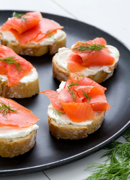 Sharing Bliss - Smoked Salmon Tartlet